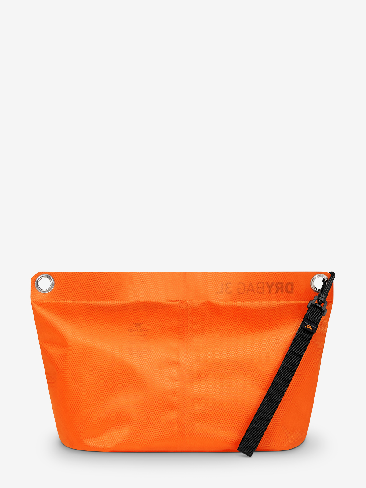 Reissverschluss-Tasche DRYBAG neon-orange ruecken