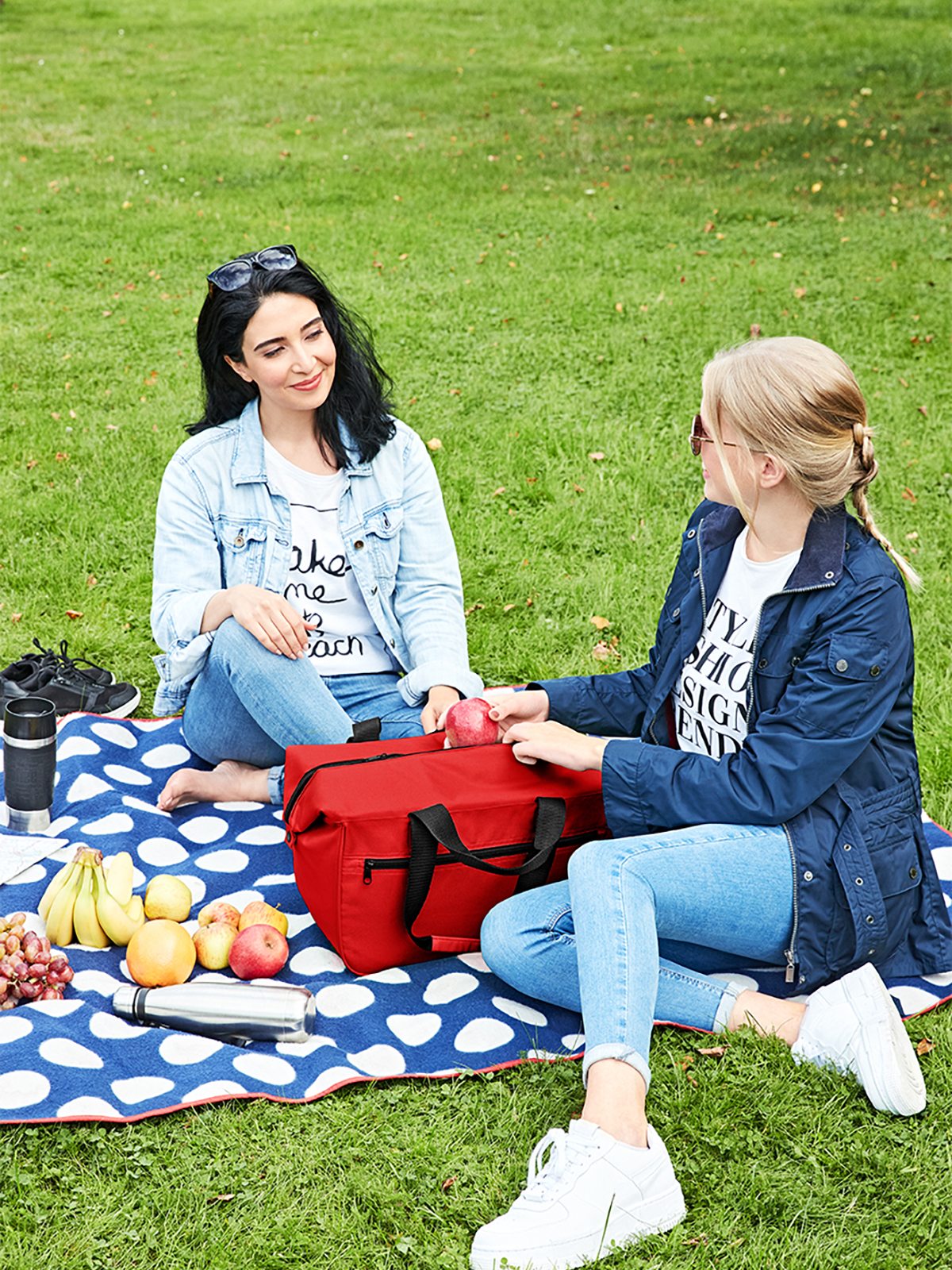 Kuehlshopper SOFTBASKET rot mit Model