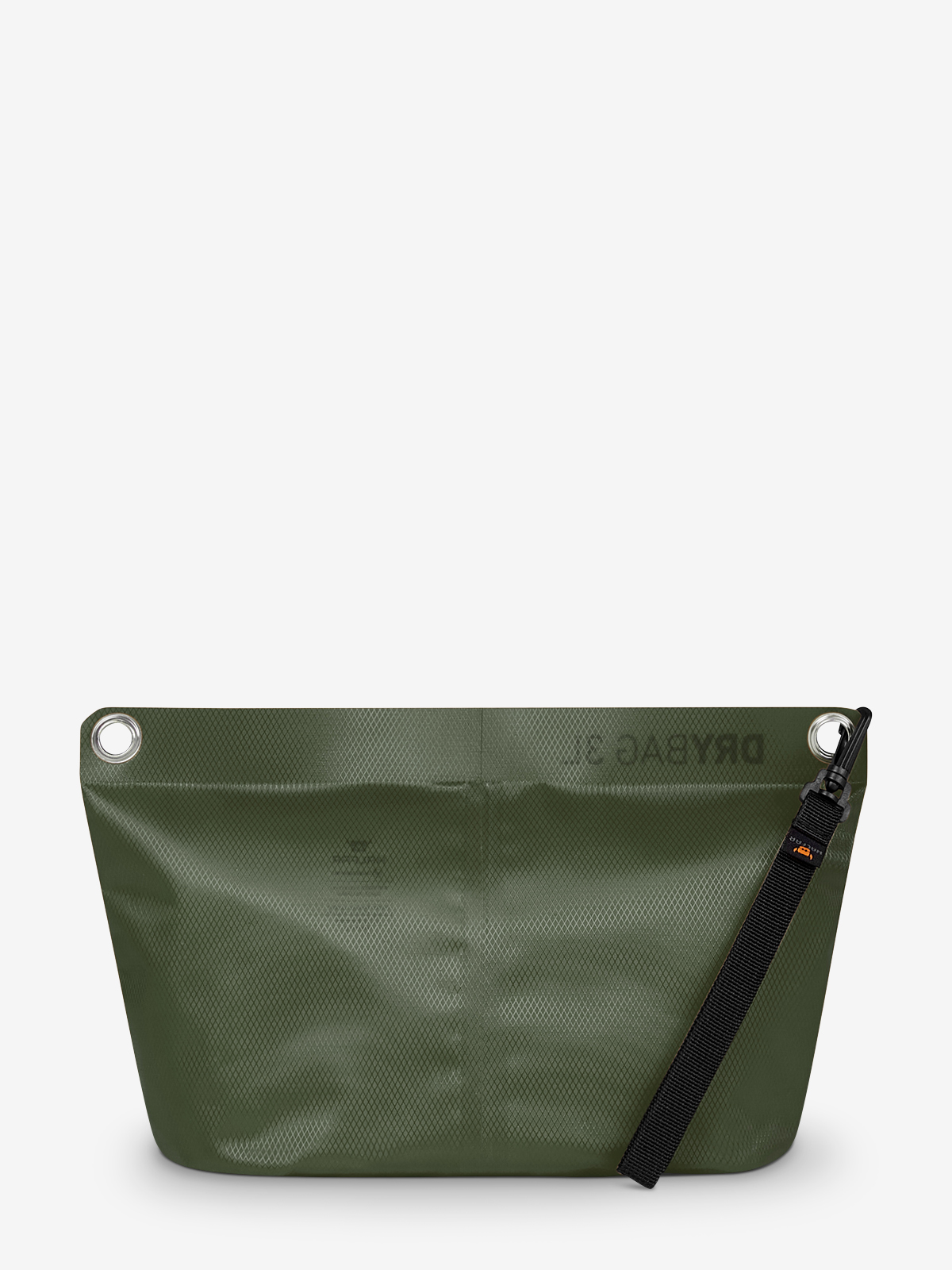 Reissverschluss-Tasche DRYBAG oliv ruecken