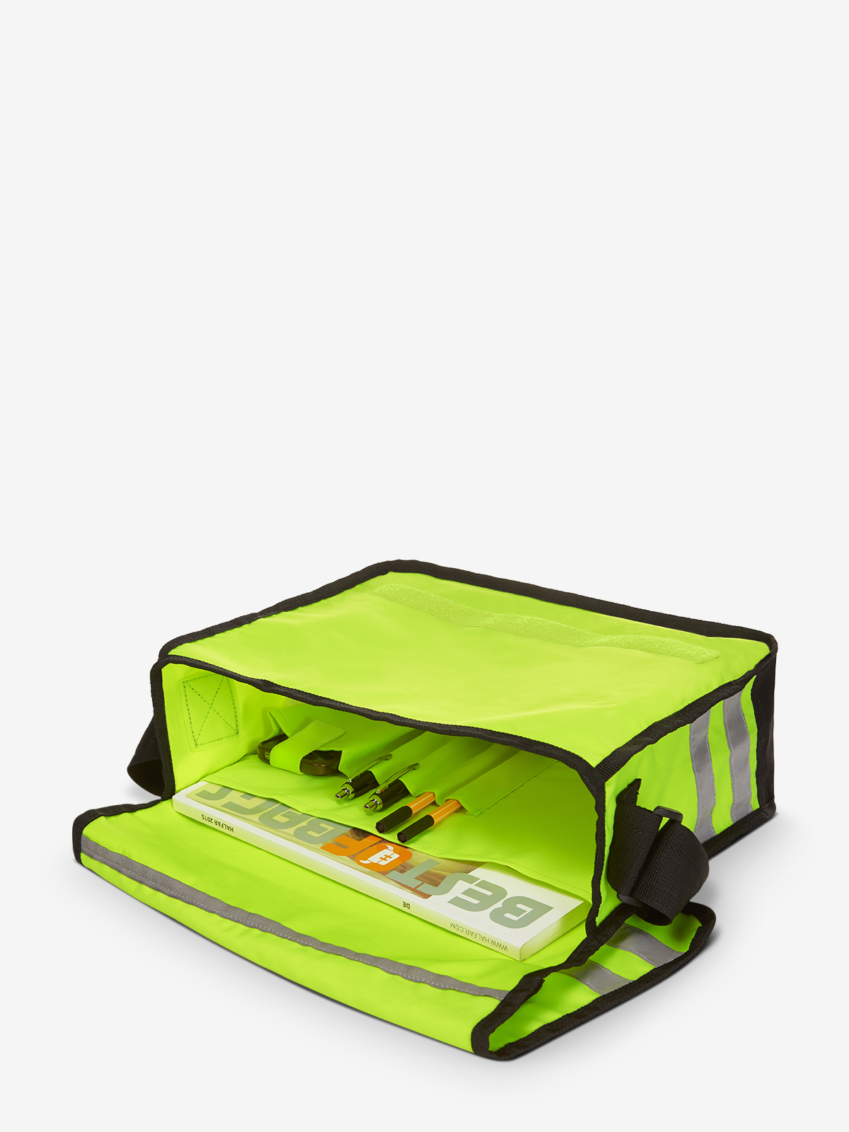 Umhaengetasche REFLEX neon-gelb gefuellt