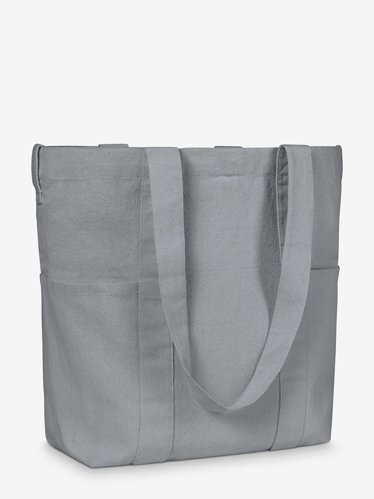 wellness shopper bag ORGANIC medium-grey back
