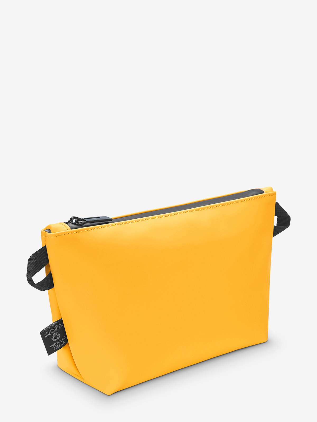 Reissverschluss-Tasche PURE gelb seite