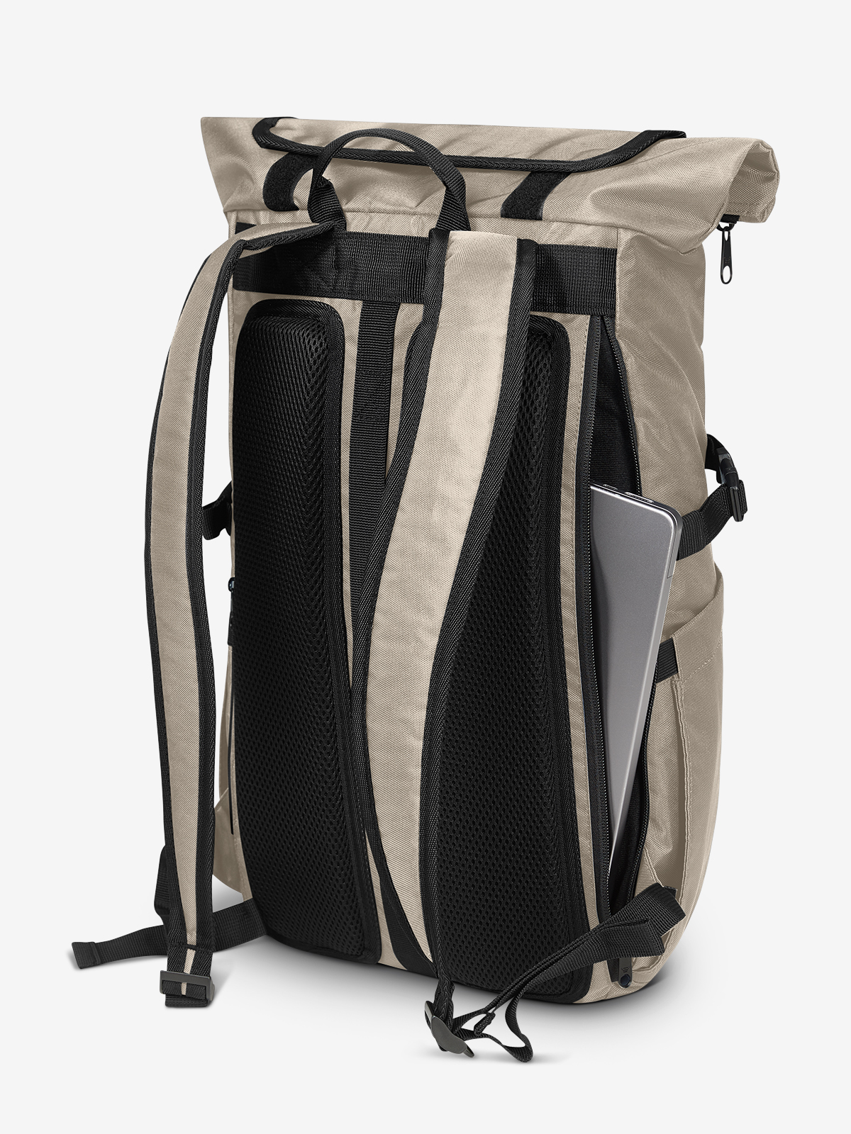 Notebook-Rucksack FLEX beige rueckenfach