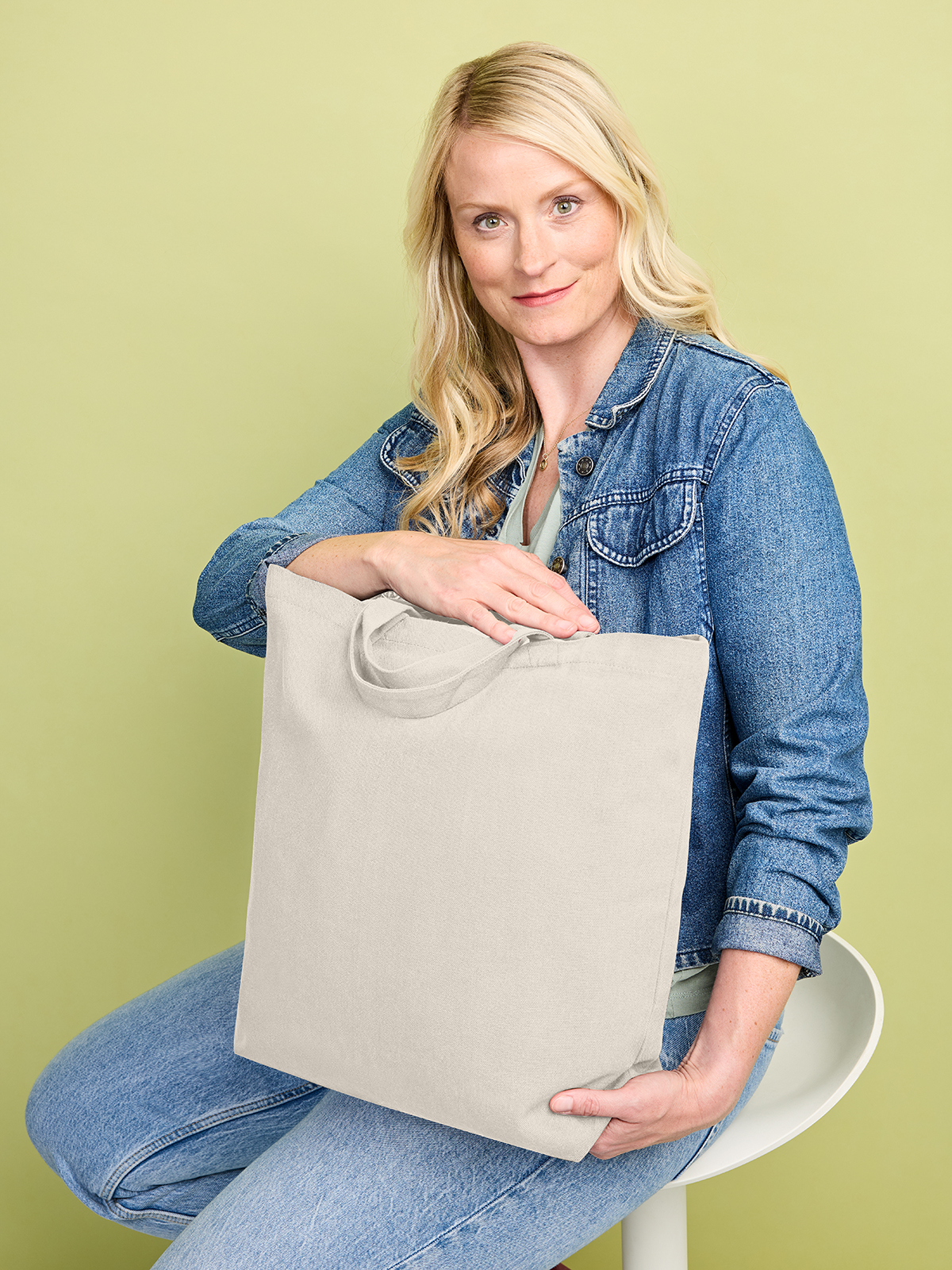 Freizeit-Shopper ORGANIC natur mit Model