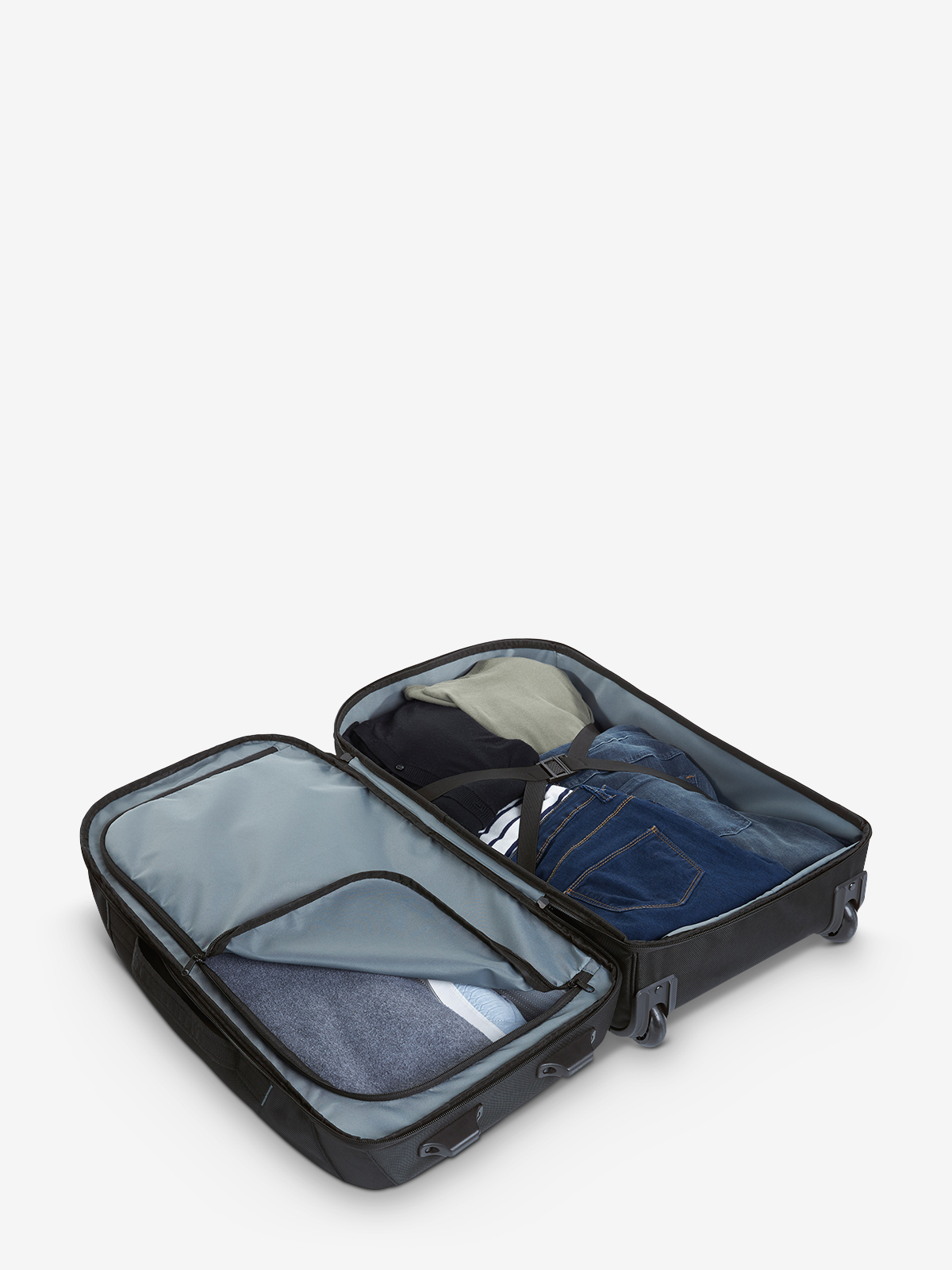 Roll-Reisetasche HASHTAG gefuellt