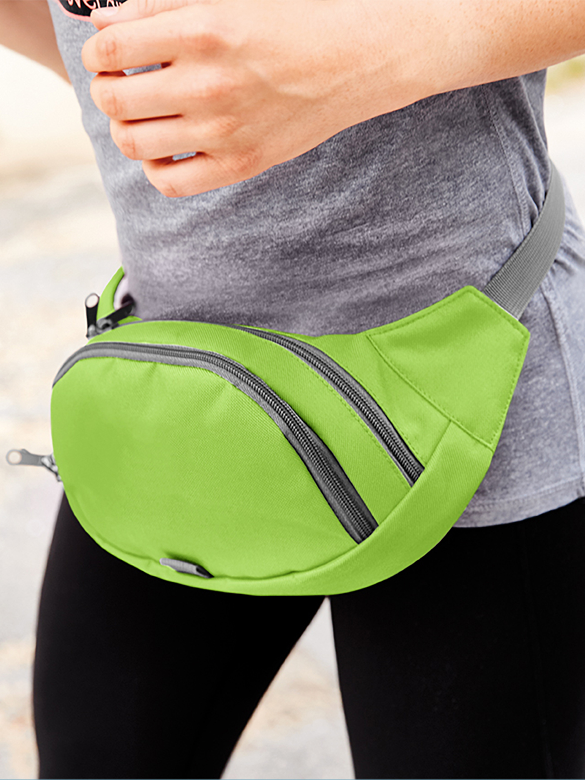 Guerteltasche SOLUTION maigruen mit Model