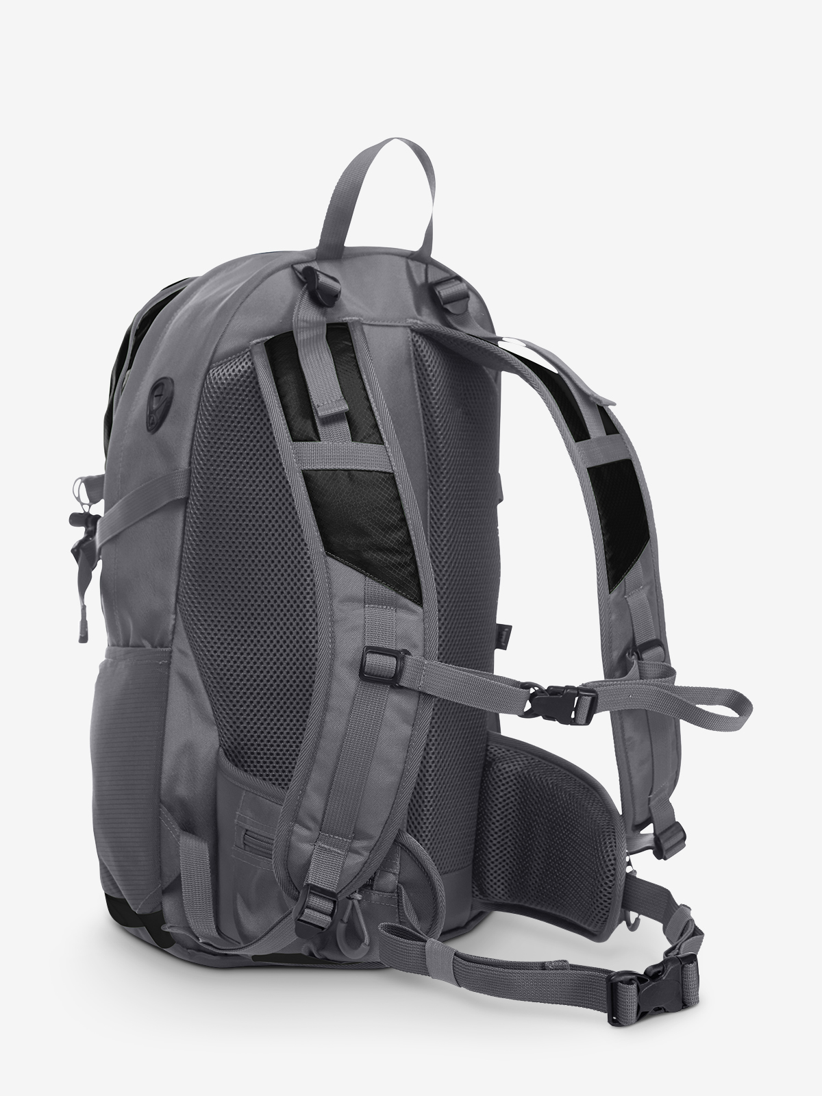 Rucksack TRAIL schwarz ruecken
