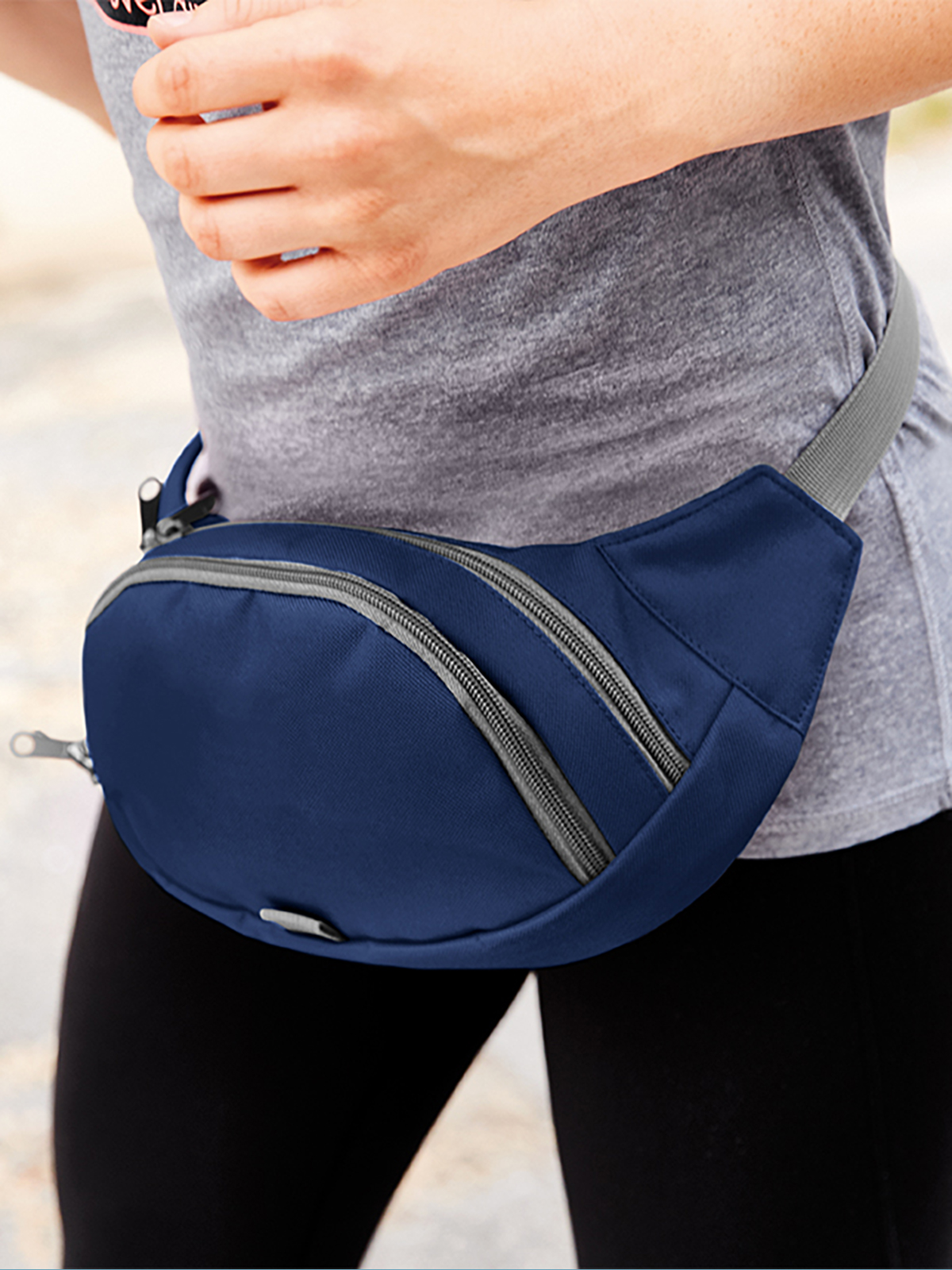 Guerteltasche SOLUTION marine mit Model