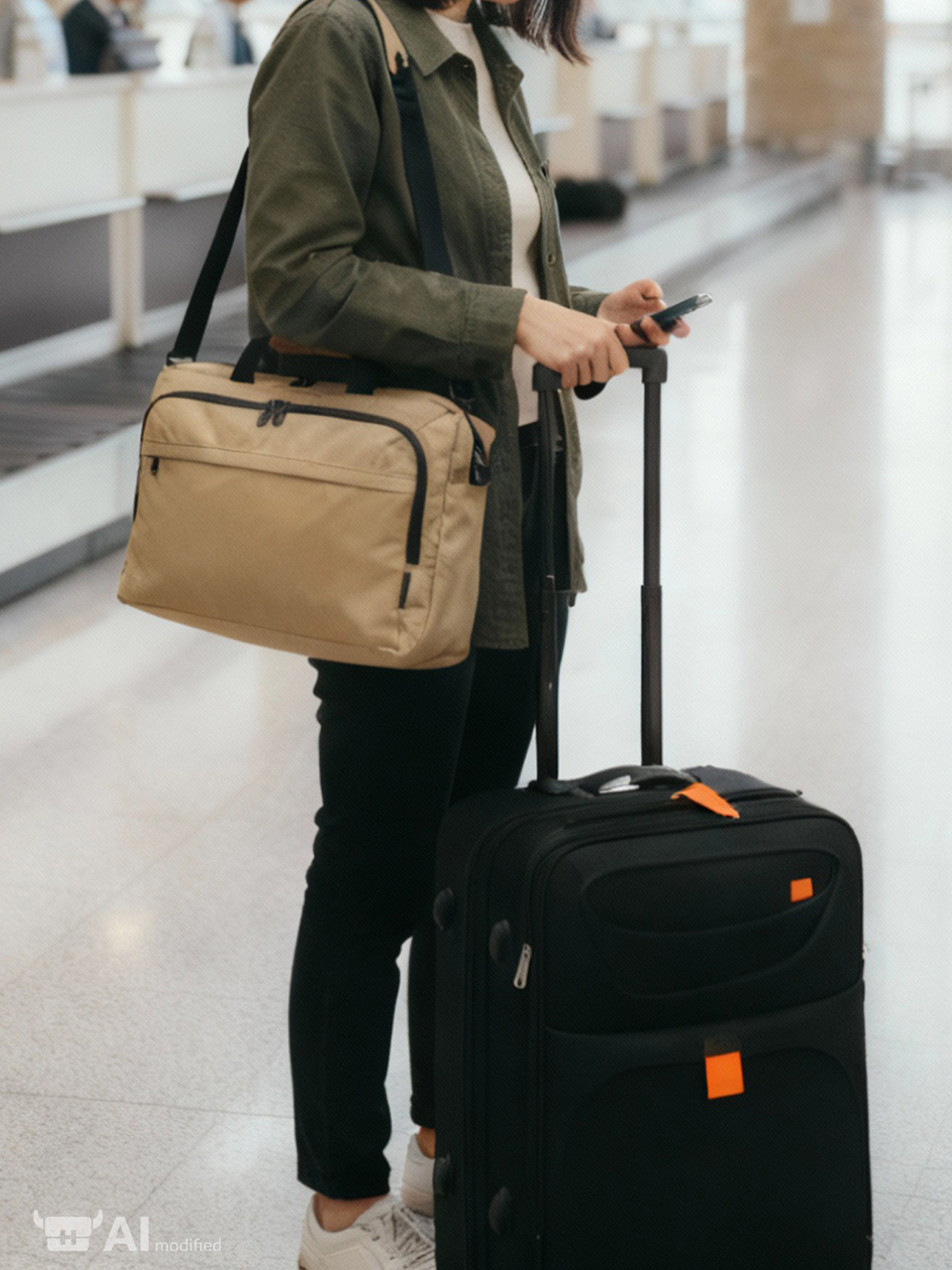 1809108 - Business-Tasche MISSION beige Model